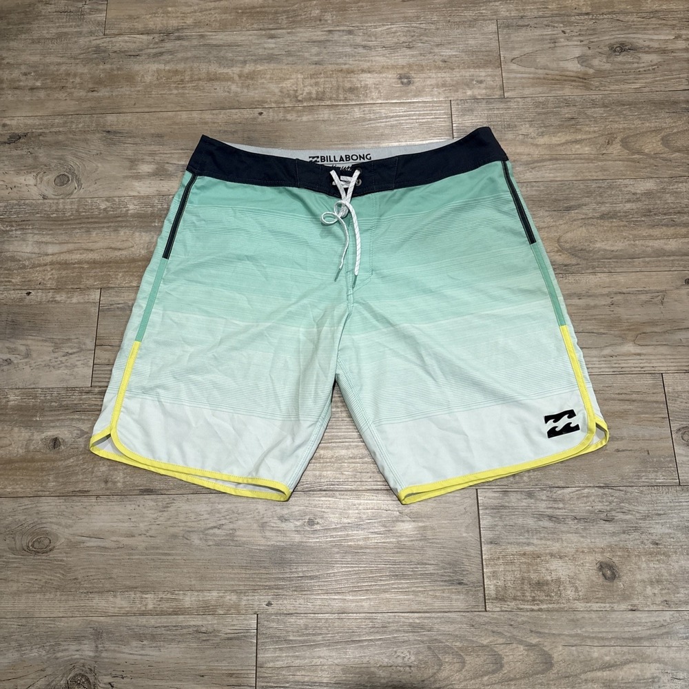 Billabong Mens Multicolor Platinum  X Board Shorts Size 36 Summer Surf  Boat